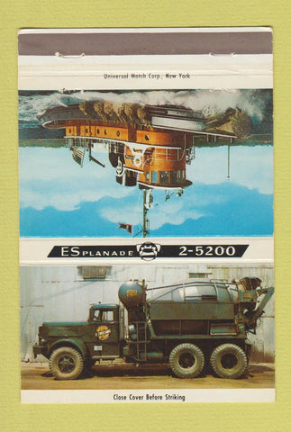 Matchbook Cover - B Turecamo Construction Brooklyn NY 40 Strike