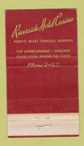 Matchbook Cover - Riverside Hotel Casino Reno NV WORN 36 Strike