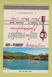 Matchbook Cover - Hay Peabody Ambulance Portland ME #1 boat 40 Strike