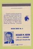 Matchbook Cover - Richard Nixon President RMS Eagle 1971 40 Strike