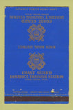 Matchbook Cover - Coast Guard Training Grand Haven MI postcard 40 Strike