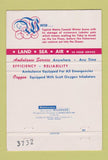 Matchbook Cover - Hay Peabody Ambulance Portland ME Winter Scene 40 Strike