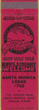 Matchbook Cover - Matchbook Cover Moose Lodge Santa Monica CA