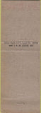 Matchbook Cover - Matchbook Cover Moose Lodge Canonsburg PA WORN