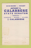 Matchbook Cover - Anthony Calabrese State Senator Election OH Ohio 40 Strike