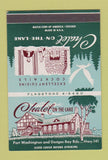Matchbook Cover - Chalet on the Lake SAMPLE 40 Strike