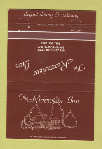 Matchbook Cover - Riverview Inn Smithtown NY 40 Strike
