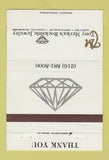 Matchbook Cover - Tony Merka's Rockside Jewelry Garfield Heights OH 40 Strike