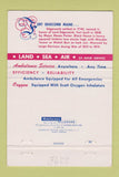 Matchbook Cover - Hay Peabody Ambulance Portland ME  40 Strike