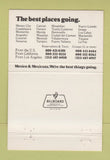 Matchbook Cover - Mexico Tourism #1 Music Guitar 40 Strike