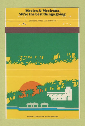 Matchbook Cover - Mexico Tourism #2 Trees 40 Strike