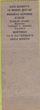 Matchbook Cover - Matchbook Cover Moose Lodge Wilkes Barre PA
