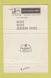 Matchbook Cover - Justin Cowboy Boots Ken Nixon WEAR 40 Strike