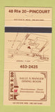 Matchbook Cover - Le Pub 2.20 Restaurant Pincourt QC 30 Strike