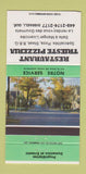 Matchbook Cover - Restaurant Trieste Pizza Disraeli QC 30 Strike