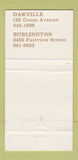 Matchbook Cover - Kelsey's Road House Oakville Burlington ON 30 Strike