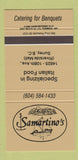 Matchbook Cover - Samartino's Italian Restaurant Surrey BC 30 Strike