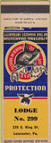 Matchbook Cover - Matchbook Cover Moose Lodge Lancaster PA