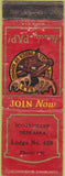Matchbook Cover - Matchbook Cover Moose Lodge Scottsbluff NE POOr
