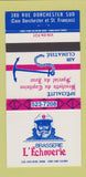 Matchbook Cover - Brasserie L Echoverie QC 30 Strike