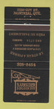 Matchbook Cover - Barnside Sirloin Pit Montreal QC 30 Strike