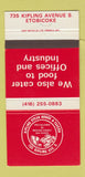 Matchbook Cover - Kipling Steak House Tavern Etobicoke ON 30 Strike