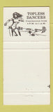 Matchbook Cover - Kipling Steak House Tavern Etobicoke ON 30 Strike