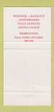 Matchbook Cover - White Horse Inn Paris ON 30 Strike