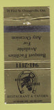 Matchbook Cover - Golden Horseshoe Restaurant Orangeville ON WEAR 30 Strike
