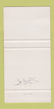 Matchbook Cover - Atlanta Restaurant Orangeville ON 30 Strike