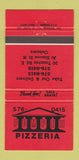 Matchbook Cover - Pompeii Pizza Oshawa ON 30 Strike