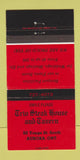 Matchbook Cover - Trio Steak House Tavern Aurora ON 30 Strike