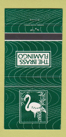 Matchbook Cover - Brass Flamingo Toronto ON 30 Strike