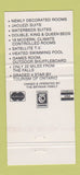 Matchbook Cover - Wainfleet Motel Restaurant ON 30 Strike