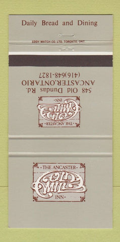 Matchbook Cover - Gold Mill Inn Ancaster ON 30 Strike