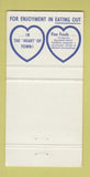 Matchbook Cover - Tops Restaurant Brantford ON 30 Strike