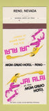 Matchbook Cover - MGM Grand Hotel Jai Alai Reno NV casino 30 Strike