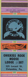 Matchbook Cover - Matchbook Cover Moose Lodge Columbia PA