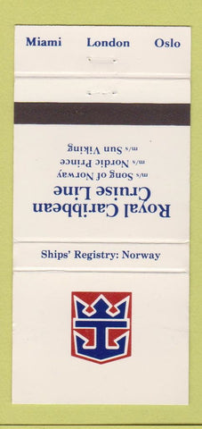 Matchbook Cover - Royal Caribbean Cruise Line 30 Strike