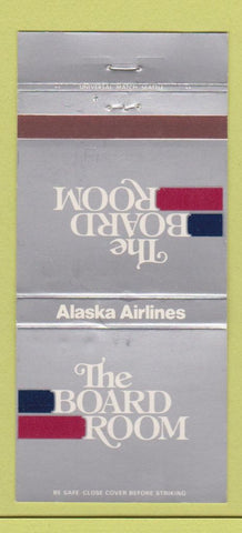 Matchbook Cover - The Board Room Alaska Airlines WEAR 30 Strike