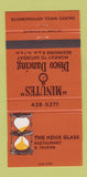 Matchbook Cover - The Hour Glass Restaurant Scarborough ON 30 Strike