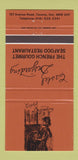 Matchbook Cover - Castel Desjardins French Toronto ON 30 Strike