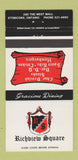 Matchbook Cover - Richview Square Etobicoke ON  30 Strike