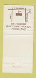 Matchbook Cover - Gus' Chalet Lounge Akron OH 30 Strike