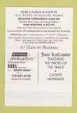 Matchbook Cover - LaCrosby Style House San Francisco CA 40 Strike