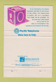Matchbook Cover - San Diego CA County Pacific Telephone 40 Strike
