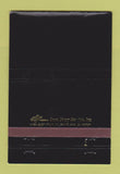 Matchbook Cover - Luxe Livery Service Santa Ana CA Limo WEAR 40 Strike