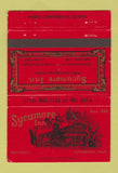 Matchbook Cover - Sycamore Inn Cucamonga CA 40 Strike