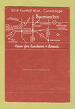Matchbook Cover - Sycamore Inn Cucamonga CA 40 Strike