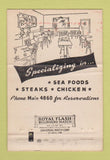 Matchbook Cover - The Casino Rockford IL WORN 40 Strike
